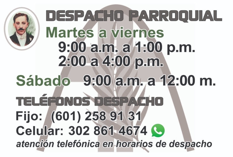 Horario Despacho parroquial